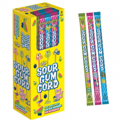 ~Sour Gum Cord - Bubble gum avec poudre acide