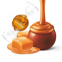 Boules Lindor chocolat caramel (orange or) 10kg