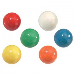 Billes bubble gum multicolores 16mm