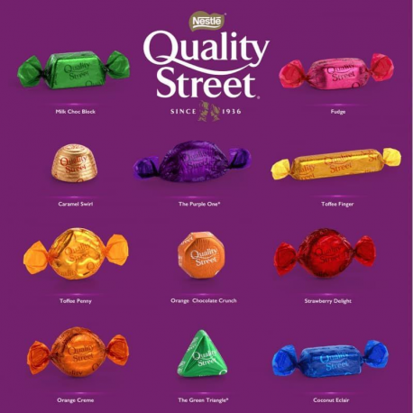 ~Quality Street boîte métal 2.5 kg
