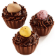 ~Cupcakes ganache nids d'oiseaux avec oeufs Boîte vrac
