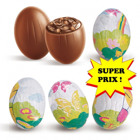 Oeufs lait fourrés crème noisette céréales kg vrac Promo