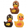 ~Moulages Canard Nageur 9cm 60g Lait/Noir/coloré