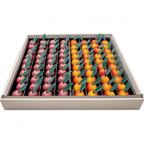 ~Cerises pâte d'amande mix 2 couleurs vrac 1.2kg