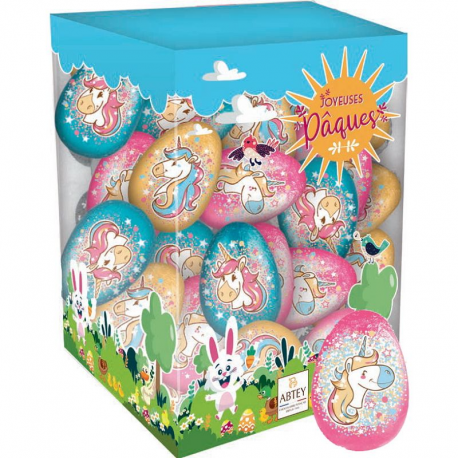 Oeufs Licorne à cacher 12.5g en tubo de 50