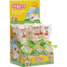 ~Sucettes lapin chocolat blanc 25g en Display