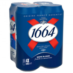 1664 blonde boîte 50cl (6 packs de 4)