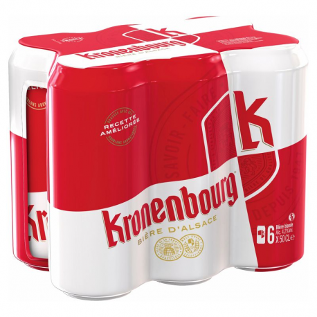 Kronenbourg boîte 50cl (4 packs de 6)