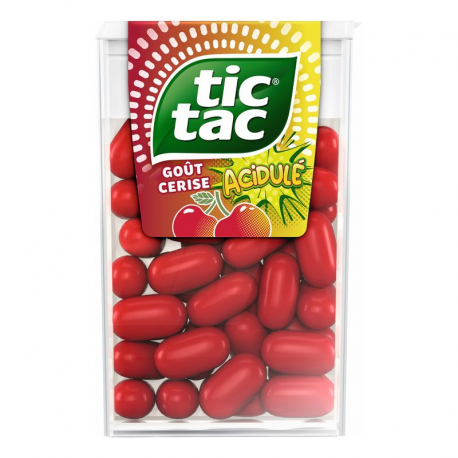 ~Tic Tac Cerise acidulé (Cherry Sour) 18g
