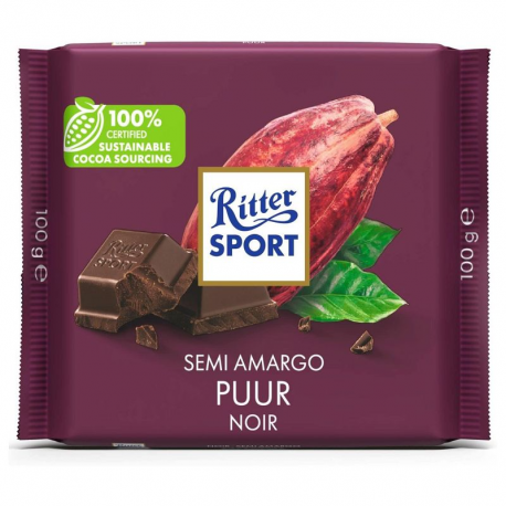 Ritter Sport noir 50% 100g