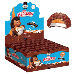 Hérissons chocolat fourrés caramel - boîte de 144
