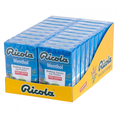 Ricola Menthol s/sucres 50g