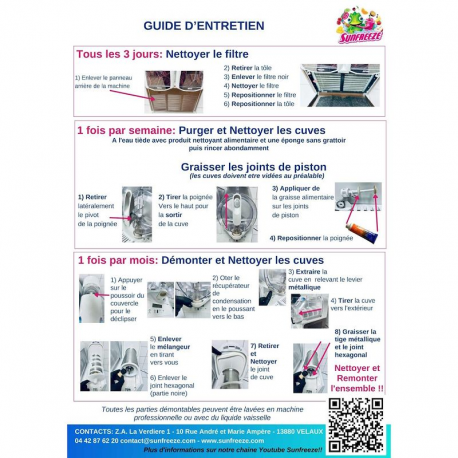 Machine Freezy Cream 1 bac 6L Pack complet Sundae