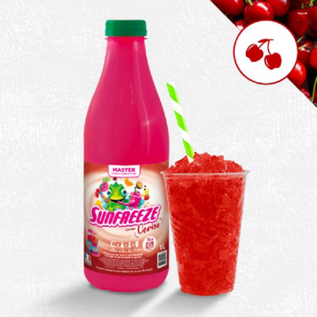 Concentré Master sun Freeze Cerise 1L pour Granité / Granita