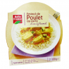 Barquette Emincé de Poulet au curry et son riz 300g Belle France
