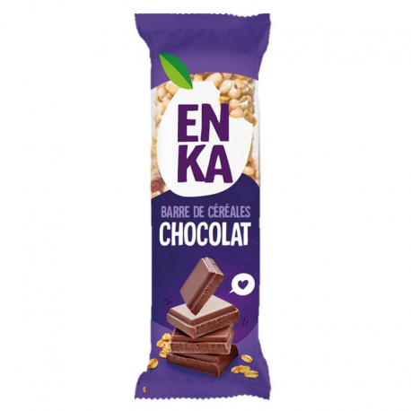 Barres de céréales ENKA chocolat 45g