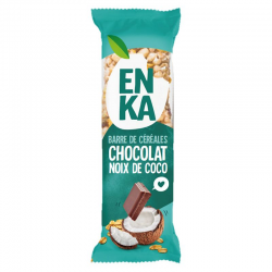 Barres de céréales ENKA chocolat noix de coco 45g