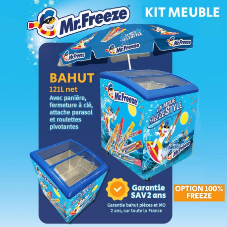 Meuble froid Mister Freeze GM +13 cartons gratuits