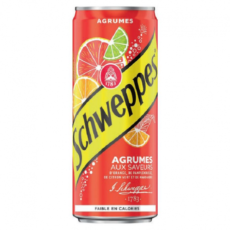 Schweppes agrum' boîte 33 cl