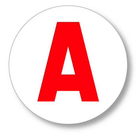 Disque A Jeune Conducteur Autocollant - Lot De 2, Diamètre 15 Cm - Conforme Aux Normes Françaises, Facile à Coller Et Retirer