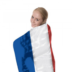 Drapeau cape supporter france 90x150cm