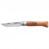 Opinel couteau n°08 carbone/hetre