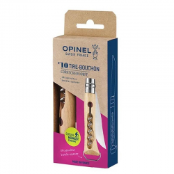 Opinel couteau tire bouchon decapsuleur n°10 inox