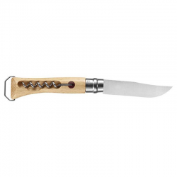 Opinel couteau tire bouchon decapsuleur n°10 inox