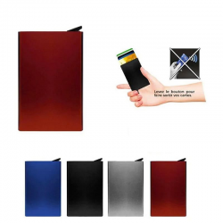 Porte carte anti piratage en métal