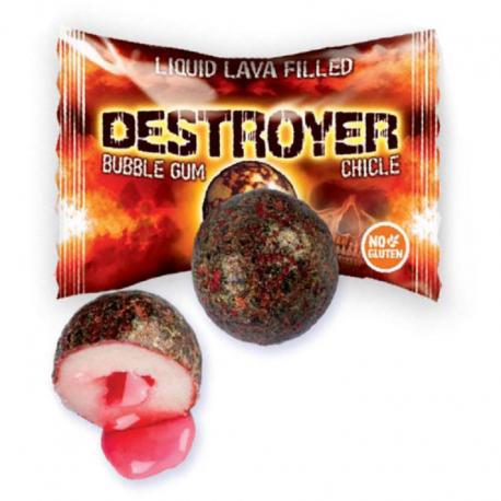 Bubble gum Destroyer Fini - boîte de 200