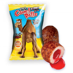 Bubble gum Boules de chameau Fini - boite de 200