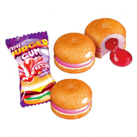 Bubble gum Burger Fini - boîte de 200