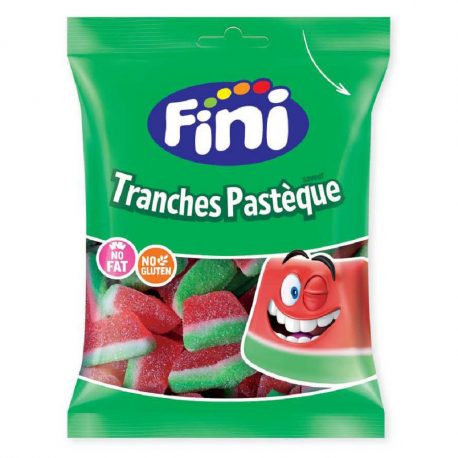 Sachet 90g Tranches de Pasteques acides Halal Fini