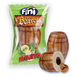 Bubble gum Barils de Pirate Mojito Fini - boîte de 200