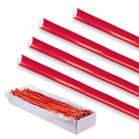Maxi câbles lisses fraise Fini - boîte de 100
