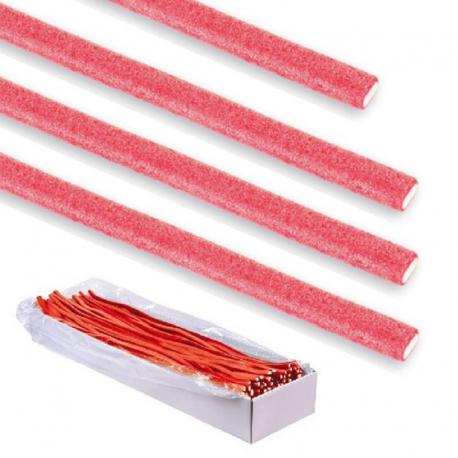 Maxi câbles acides fraise Fini - boîte de 100