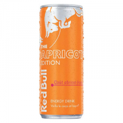 Red Bull abricot fraise (Apricot edition) 25cl