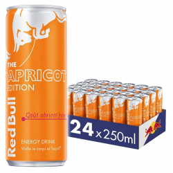 Red Bull abricot fraise (Apricot edition) 25cl