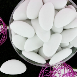 Dragées Avola Etna BLANC mat - 1kg