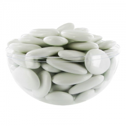 Dragées Avola Dauphine BLANC brillant - 500g