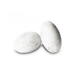 Dragées Pralissimo Amande grillée, chocolat noir et praliné BLANC - 1kg
