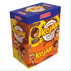 Sucettes kojak chocolat beurre de cacahuètes par 100