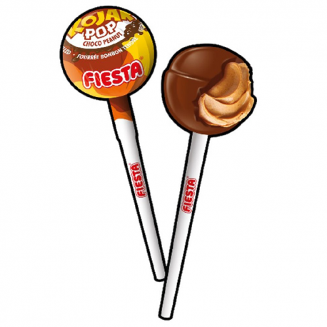 Sucettes kojak chocolat beurre de cacahuètes par 100