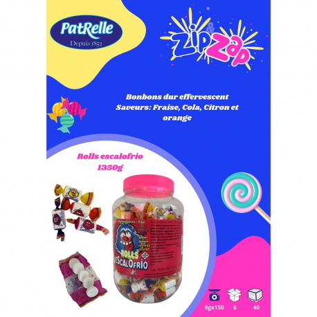 Rolls escalofrio tubo de 150