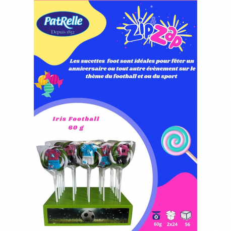 ~Sucette Iris football 60g