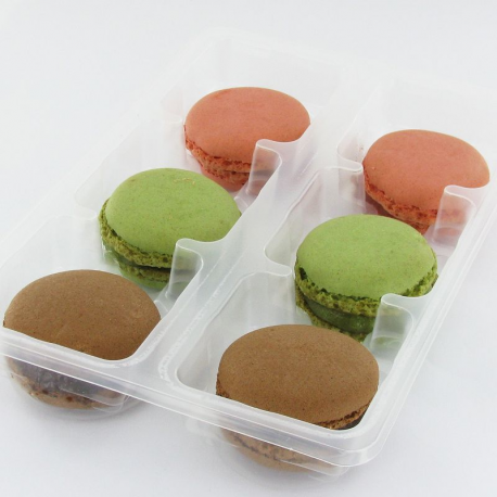 Barquette macarons chocolat pistache fraise 72g