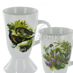 Mazagrans céramique décors gibier par 4