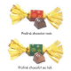 Papillotes praliné chocolat lait et noir assortis sachet 840g