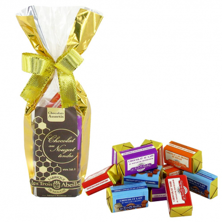 Nougats chocolat assortiment sachet 150g