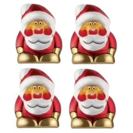 Pères Noël chocolat au lait - tubo de 400g